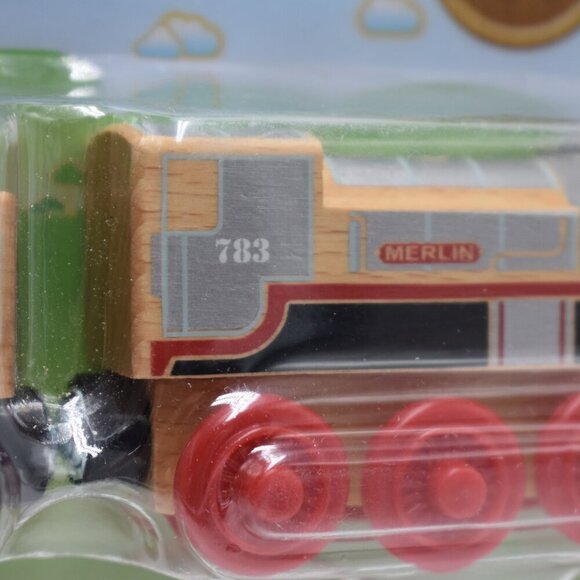 MERLIN The INVISIBLE 783 - Thomas & Friends Wooden Railway Wood Exposed Retired - Picture 6 of 14
